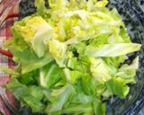 春キャベツとイカナゴくぎ煮サラダ作り方1写真