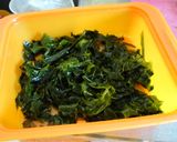 レンジでワカメと桜えびのナムル風和え物作り方1写真