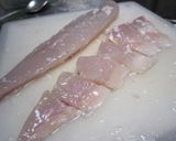 白身魚の塩麹漬け白ネギ蒸し作り方3写真