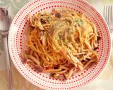 にんにくしょうゆで♫和風きのこスパ作り方9写真