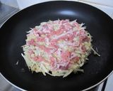 パリッとふんわり♪ごぼうのお好み焼き作り方5写真
