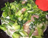 春野菜クリームパスタ作り方4写真