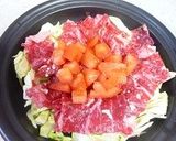 キャベツと牛肉の重ね蒸し煮作り方2写真
