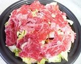 キャベツと牛肉の重ね蒸し煮作り方3写真