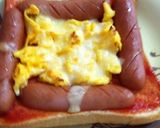 ウィンナーエッグチーズトースト作り方4写真