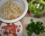 もやしとセロリの炒め物作り方1写真