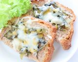 塩気＆食感が良い【漬物チーズトースト】作り方2写真