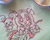 デコキャラ　スマイルプリキュア（失敗）作り方6写真