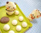 桜餅入りのパンダパン作り方3写真