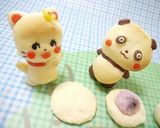 桜餅入りのパンダパン作り方5写真