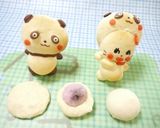 桜餅入りのパンダパン作り方6写真