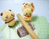 桜餅入りのパンダパン作り方8写真