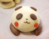 桜餅入りのパンダパン作り方11写真