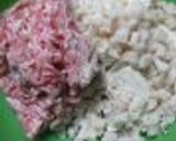 レンコン入り豆腐バーグの野菜甘酢あん作り方2写真
