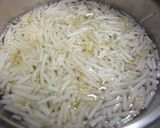 もやし入りかきたま汁作り方3写真