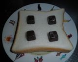チョコトースト作り方1写真