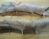 とり皮のねぎ巻き☆梅風味作り方3写真