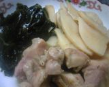 ✿ 春の煮物【若竹煮】たけのこ＆わかめ作り方3写真