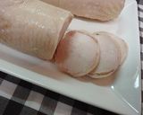 レンジで簡単*蒸し鶏*作り方5写真