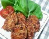鶏胸肉と新玉ねぎのジューシーつくね照焼き作り方10写真