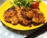 鶏胸肉と新玉ねぎのジューシーつくね照焼き作り方11写真