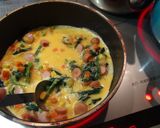 ウインナーと野菜たっぷりオープンオムレツ作り方7写真