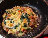 ウインナーと野菜たっぷりオープンオムレツ作り方8写真