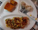ウインナーと野菜たっぷりオープンオムレツ作り方9写真