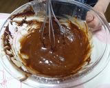ホワイトチョコ入りチョコレートケーキ作り方4写真