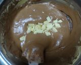 ホワイトチョコ入りチョコレートケーキ作り方8写真