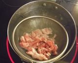 半熟卵で豚肉丼　”甘辛生姜たれ”作り方4写真