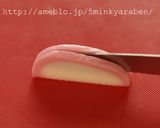 【キャラ弁】かまぼこでブタさん弁当作り方2写真