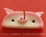 【キャラ弁】かまぼこでブタさん弁当作り方7写真