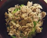半熟卵で豚肉丼　”甘辛生姜たれ”作り方5写真