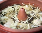 水を一切入れない雲南料理の汽鍋鶏。作り方9写真