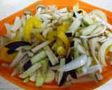 野菜＆ウインナーのケチャップ蒸し作り方2写真
