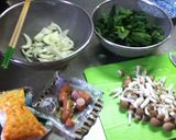 きのことほうれん草作り方1写真