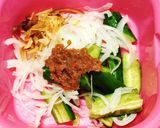 玉ねぎとキュウリの梅おかか和え作り方6写真