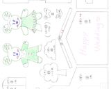 ☆結婚祝い☆ウエディングミッキークッキー作り方1写真