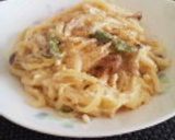 うどんカルボナーラ作り方16写真