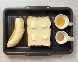 時間のない朝に。シナモンバナナトースト作り方2写真