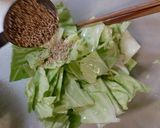 春キャベツのゴマゴマサラダ♪作り方3写真