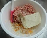ひとつのタネで豆腐ハンバーグ&つくね作り方1写真