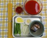 【缶詰レシピ】サバ缶のトマトパスタ作り方1写真