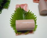 お弁当♡魚肉のベーコン大葉巻き✿作り方1写真