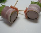 お弁当♡魚肉のベーコン大葉巻き✿作り方3写真