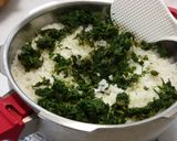 よもぎご飯とくぎ煮のおむすび作り方2写真
