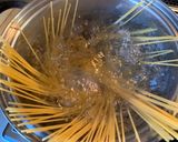 ちぢみほうれん草とツナの柚胡椒パスタ作り方1写真