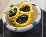 *お弁当に✿ワカメ巻き巻き卵焼き✿*作り方4写真