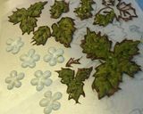 簡単デコ！食べられる【飾り用葉っぱと花】作り方3写真